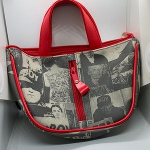 Small punk collage purse